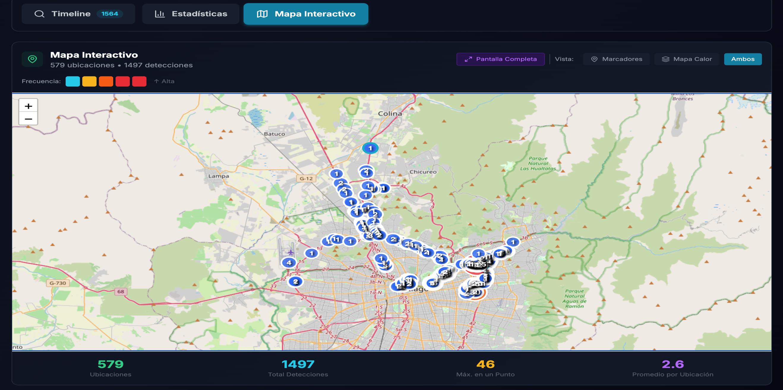 Mapa Interactivo de Eventos